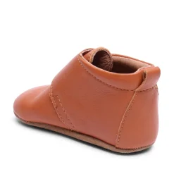 Outlet Hjemmesko, Velcro Star - 66 Cognac Hjemmesko