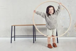 Outlet Hjemmesko, Velcro Star - 66 Cognac Hjemmesko