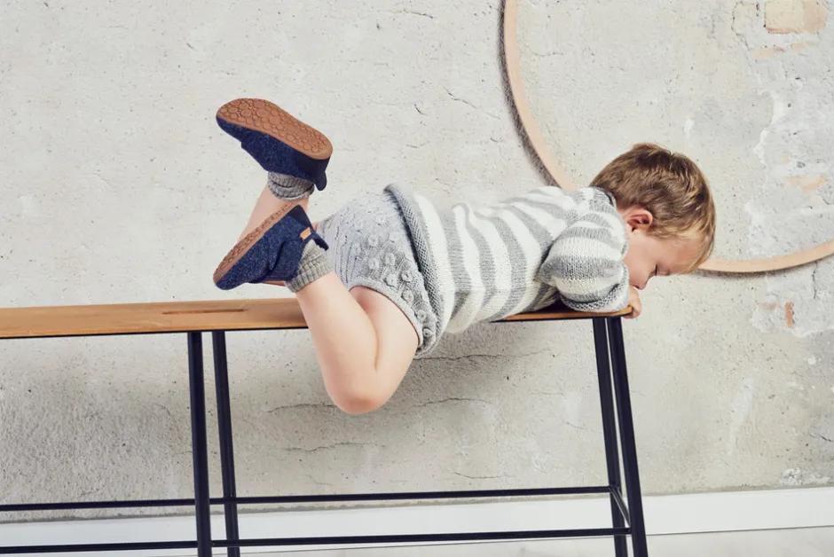 New Hjemmesko, Wool Star - 20 Blue Uld Hjemmesko