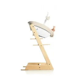 Højstol bøg inkl. newborn sæt - natural Børn Højstole Med Tilbehør