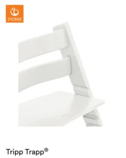 Best Højstol bøg inkl. newborn sæt - hvid Børn Højstole Med Tilbehør