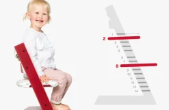 Best Højstol bøg inkl. newborn sæt - hvid Børn Højstole Med Tilbehør