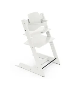 Discount Højstol inkl. babysæt - hvid Børn Højstole Med Tilbehør