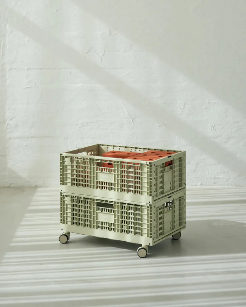 Hjul til Opbevaringskasse - Dusty Green Tumlemøbler