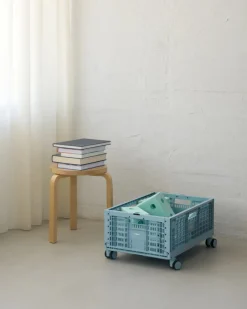 Clearance Hjul til Opbevaringskasse - Sky Blue Tumlemøbler