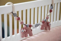 Clearance Hæklet barnevognskæde, elefanten Fanto - pink Legetøj Til Barnevogne & Autostole