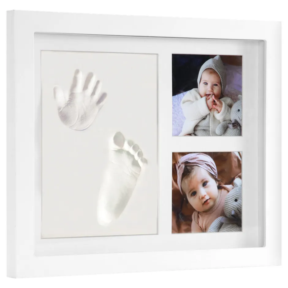 Hot Hånd & Fodaftryk sæt med billedramme Hånd- & Fodaftryk