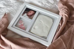 Hot Hånd & Fodaftryk sæt med billedramme Hånd- & Fodaftryk