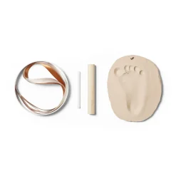 New Hånd og fodaftryk - Ler - Ophæng - Beige Hånd- & Fodaftryk