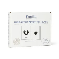 Hot Hånd og fodaftryk - Stempelsæt - Sort Hånd- & Fodaftryk