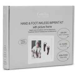 Outlet Hånd og fodaftryk sæt med stempel og ramme Børn Rammer|Hånd- & Fodaftryk