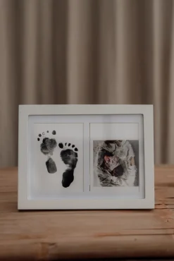 Outlet Hånd og fodaftryk sæt med stempel og ramme Børn Rammer|Hånd- & Fodaftryk