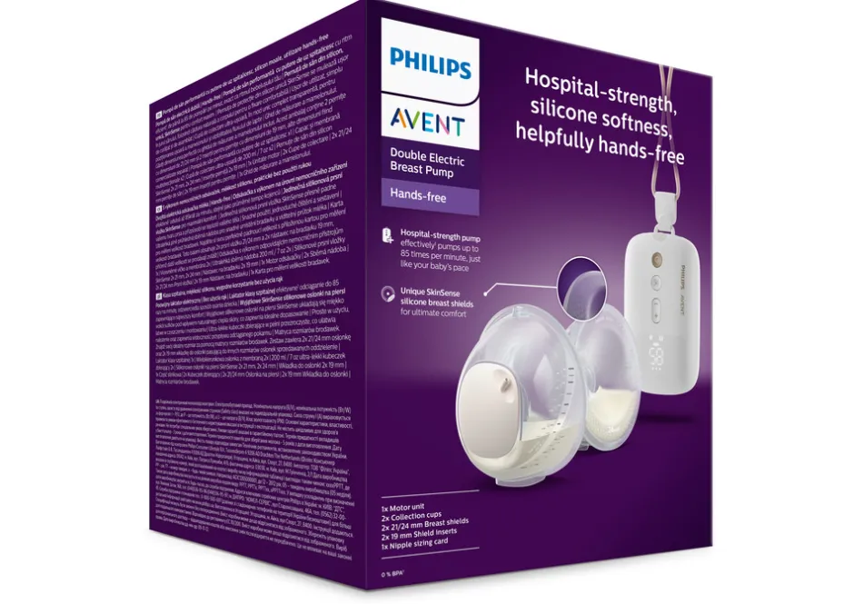 Outlet Håndfri dobbelt elektrisk brystpumpe Brystpumper