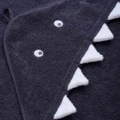 Online Håndklæde med hætte - Odyssey Gray - 83*83 cm Børn Badekåber & Håndklæder