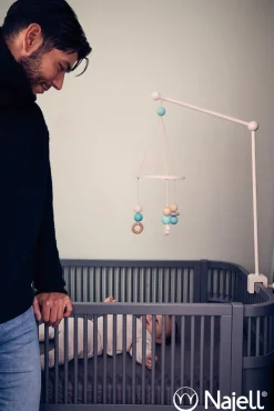 New Holder til himmel el. uro - Hvid Børn Sengehimler & Himmelpinde