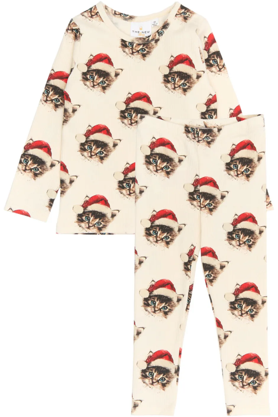 Best Holiday Rib Nat Sæt - GARDENIAC Juletøj|Nattøj & Natkjoler