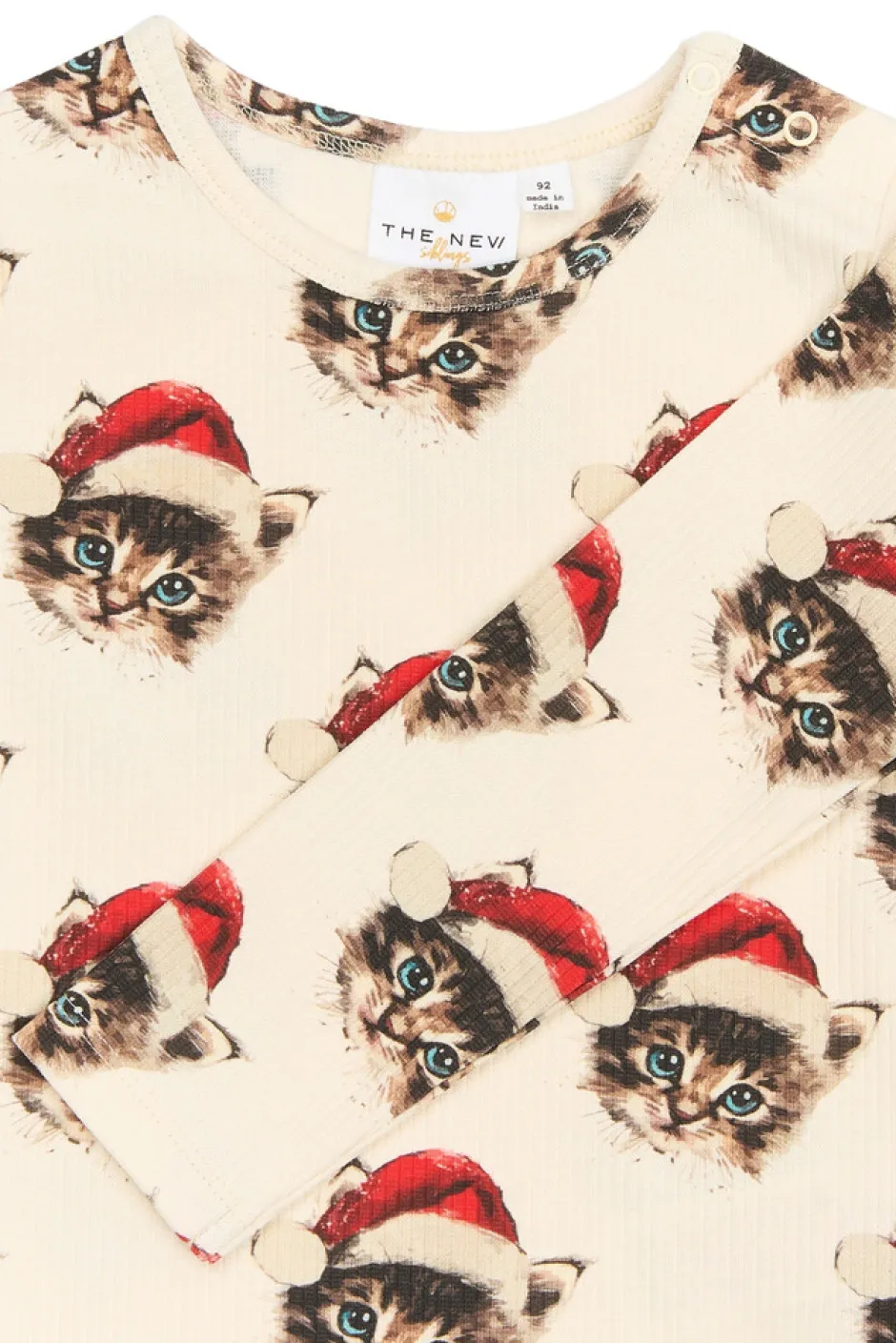 Best Holiday Rib Nat Sæt - GARDENIAC Juletøj|Nattøj & Natkjoler