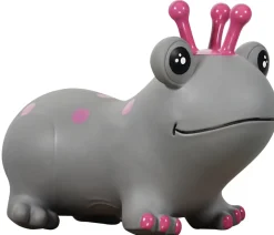 Best Hoppe Frø - Grå Og Lyserød Hoppedyr & Gyngeheste