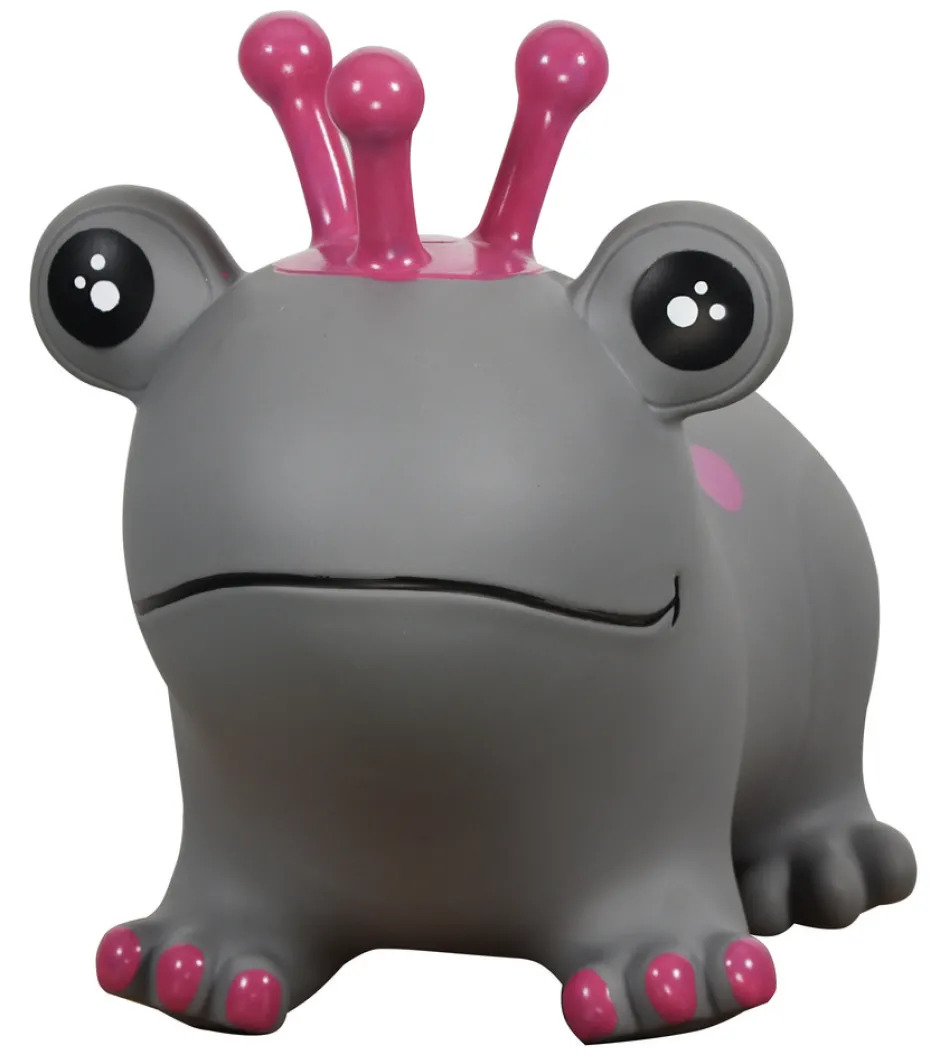 Best Hoppe Frø - Grå Og Lyserød Hoppedyr & Gyngeheste