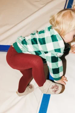 Clearance Hortensia uld hjemmesko - Beige Melange Uld Hjemmesko