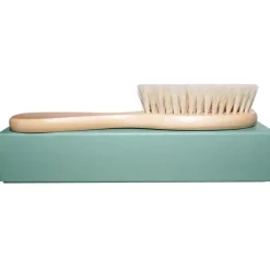 Hot Hårbørste med naturlig bløde gedehår og lotustræ Plejeartikler Til Baby