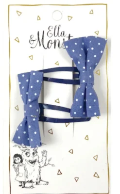 Sale Hårclips Blue Butterfly Dot Festtøj & Tilbehør