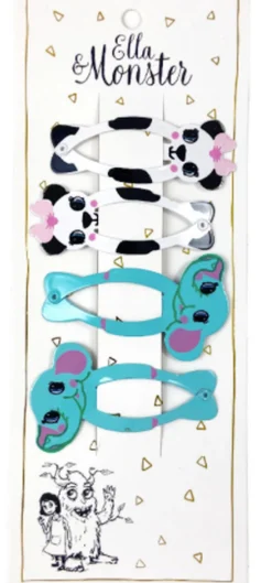 Online Hårclips Panda Set Festtøj & Tilbehør