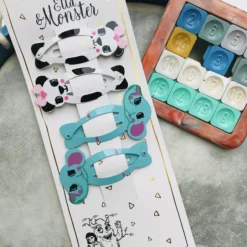 Online Hårclips Panda Set Festtøj & Tilbehør