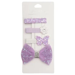 Hot Hårpyntsæt - Lilla Festtøj & Tilbehør