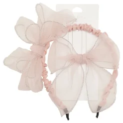 Outlet Hårpyntsæt - Lyserød Festtøj & Tilbehør