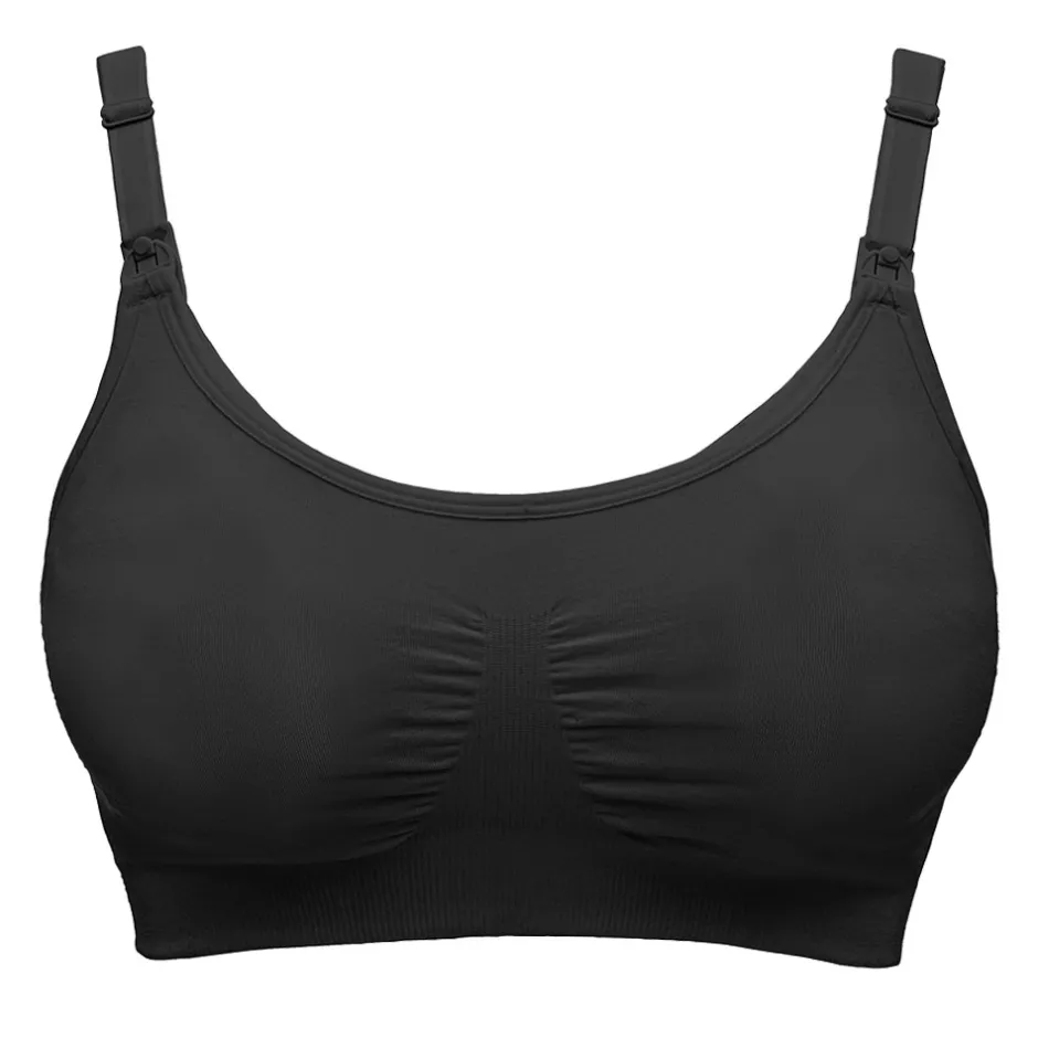 Hot 3-i-1 amme- og pumpe-BH sort L Amme Bh'Er