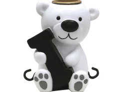 New I bogstav med isbjørn til navnetog Børn Fødselsdagstoge
