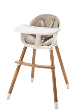 2-i-1 højstol - beige Børn Højstole Med Tilbehør