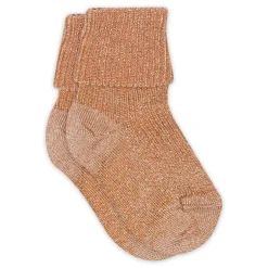 Hot Ida glitter strømper - Maple Sugar Strømper