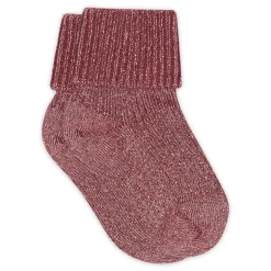 Sale Ida glitter strømper - Maroon Strømper