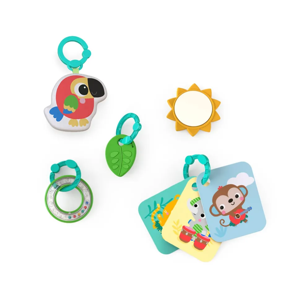 Outlet 4-in-1 Groovin Kicks aktivitets-gym,klaver & tromme Aktivitetstæpper