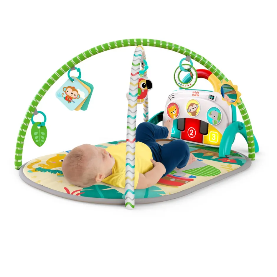 Outlet 4-in-1 Groovin Kicks aktivitets-gym,klaver & tromme Aktivitetstæpper