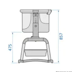 Iora air - Beyond Graphite Børn Side By Side Senge