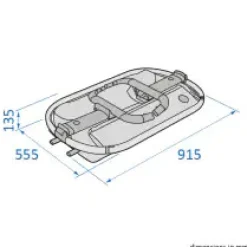 Clearance Iora Air - Beyond grey Børn Side By Side Senge