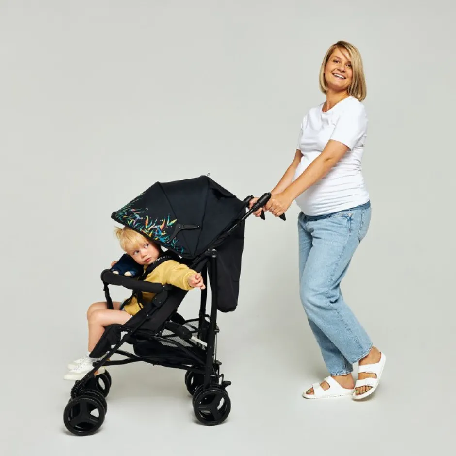 Best Irma klapvogn - grey/dark grey Rejseklapvogne