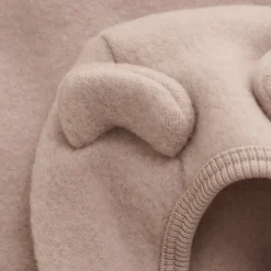 Clearance Jakke Ører Uld Fleece - Mahogany Rose Uldoverdele