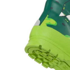 Outlet Jolly print gummistøvle - Bottlegreen/Multi Lange Gummistøvler