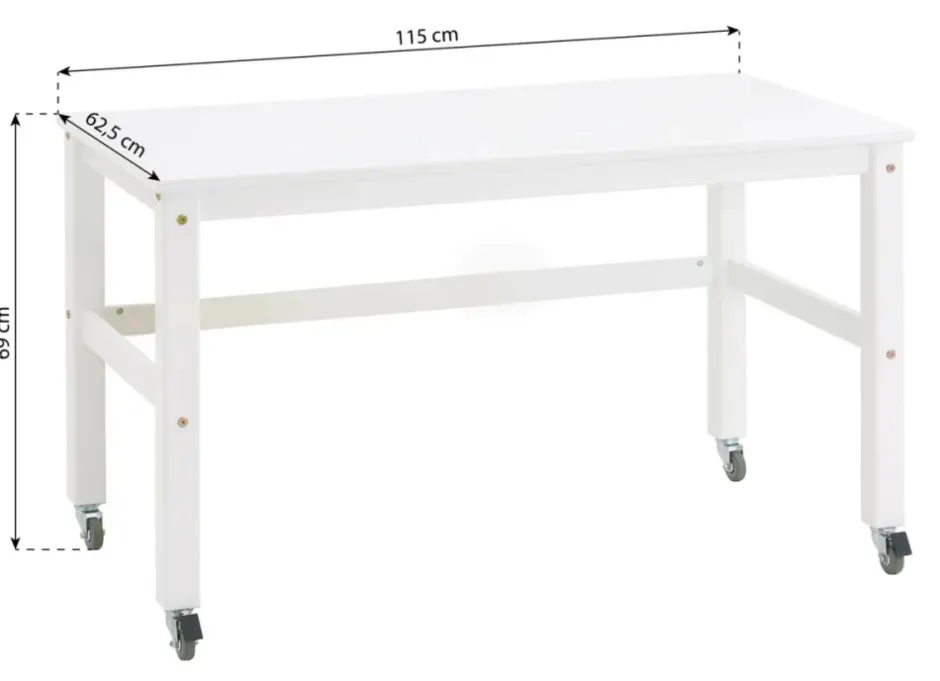 Discount Jonas Skrivebord - hvid Børn Børneborde & Stole