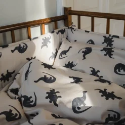 Discount Junior sengetøj - Dino Mono, 100x140 Børn Sengetøj