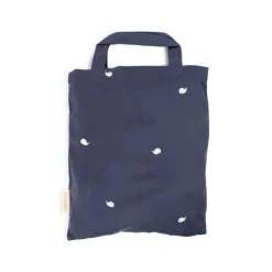 Sale Junior sengetøj - Midnight med broderet Christian hval Børn Sengetøj