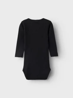 Hot Kab langærmet body NOOS - black Bodystocking Langærmet