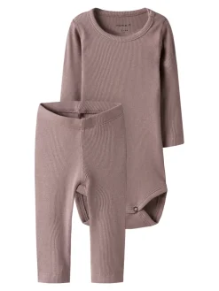 Clearance Kab langærmet body-legging sæt - Deauville Multipack|Bodysæt