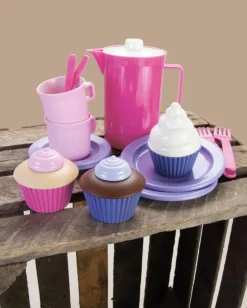 Discount Kaffe/cupcake sæt i æske 20 dele Køkkenleg