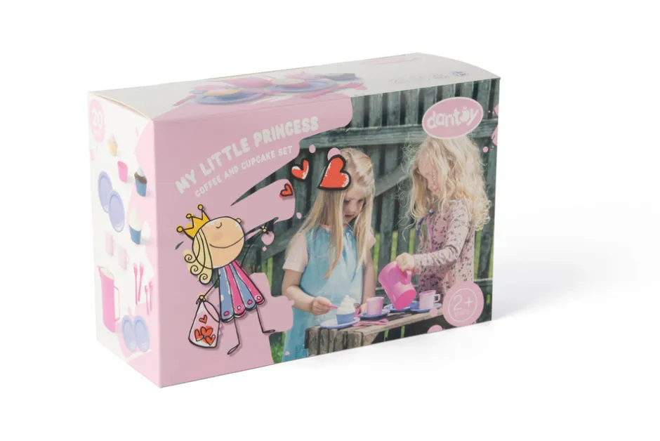 Discount Kaffe/cupcake sæt i æske 20 dele Køkkenleg