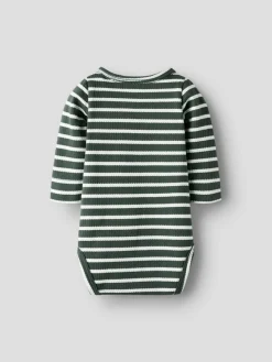 Sale Kans Langærmet Wrap Body - Deep Forest Bodystocking M. Skrålukning